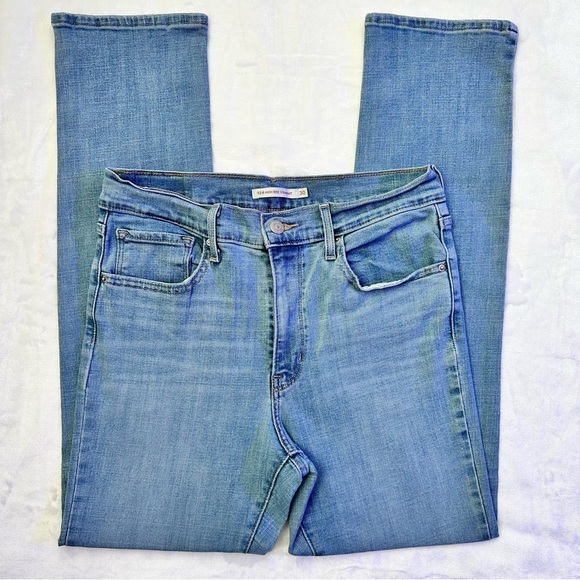 Levi’s 724 High Rise Straight Jeans Light Wash Size W30 L30 - Picture 2 of 10